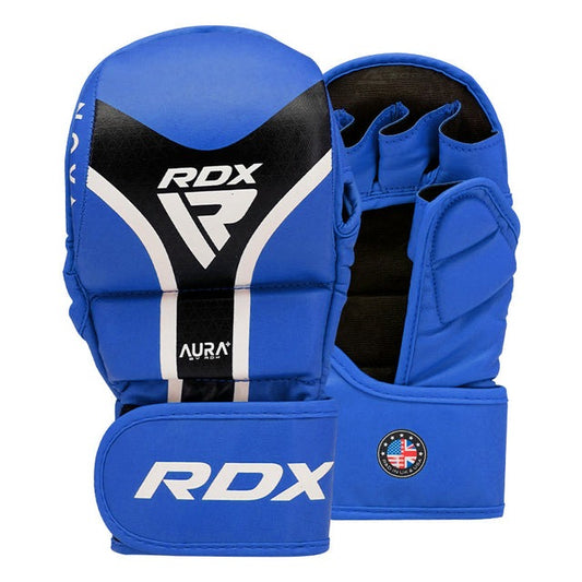 RDX GRAPPLING GLOVES SHOOTER AURA PLUS T-17 BLUE/BLACK-L