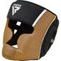 RDX HEAD GUARD AURA PLUS T-17 BLACK GOLDEN-M