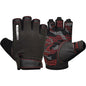 RDX GYM TRAINING GLOVES T2 HALF RED-L