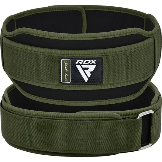 WEIGHT LIFTING DOUBLE BELT RX5 ARMY GREEN-S