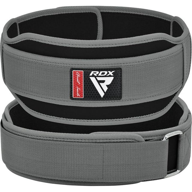 WEIGHT LIFTING DOUBLE BELT RX5 GREY-S