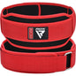 WEIGHT LIFTING DOUBLE BELT RX5 RED-L