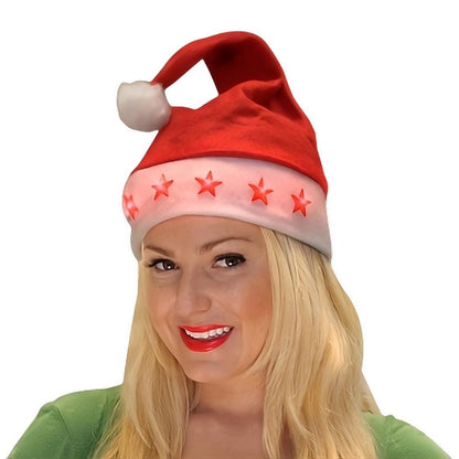 Santa Hat with Stars