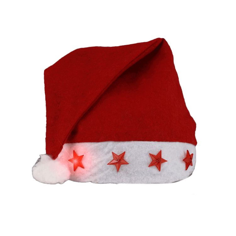 Santa Hat with Stars