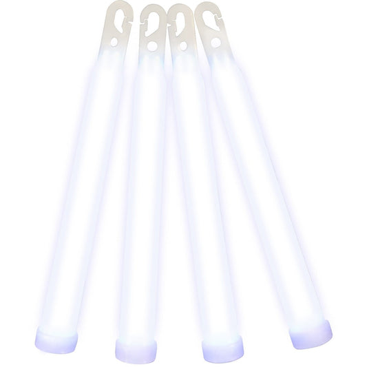 6 Inch Glow Sticks White
